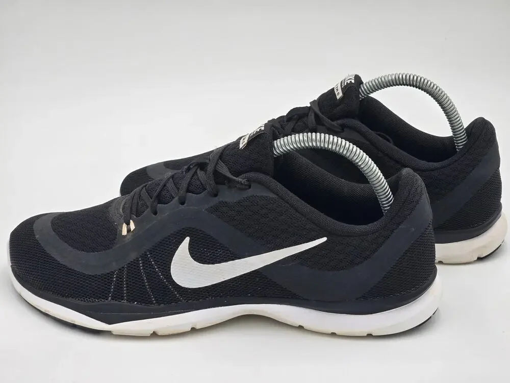 Nike Flex Trainer 6 Women’s Size 9 Black White Athletic Shoes 831217-001